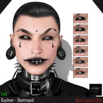Second Life Marketplace - ::: Core ::: Guyliner - Destroyed (EvoX)